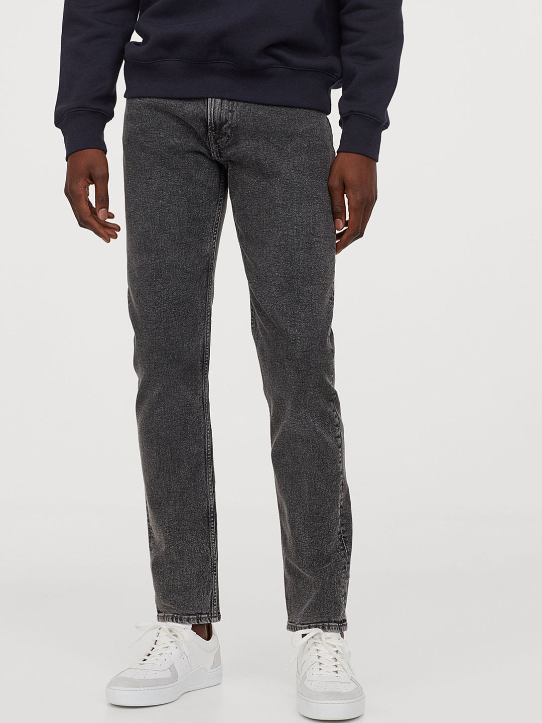 H&M Men Grey Slim Jeans