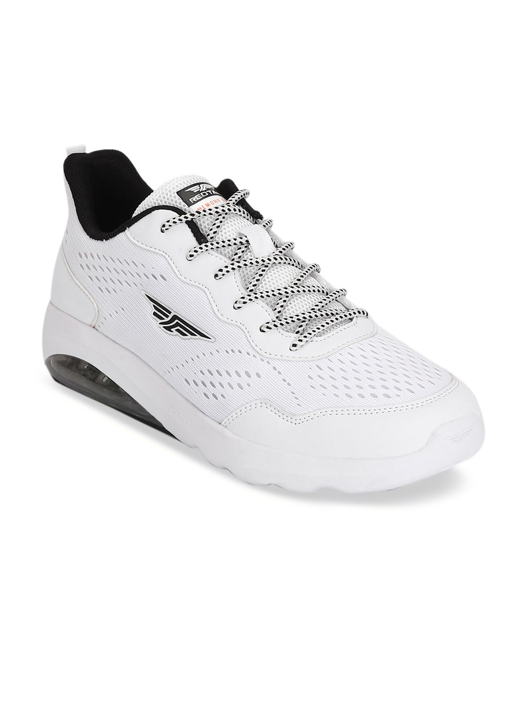 Red Tape Men White Mesh Walking Shoes