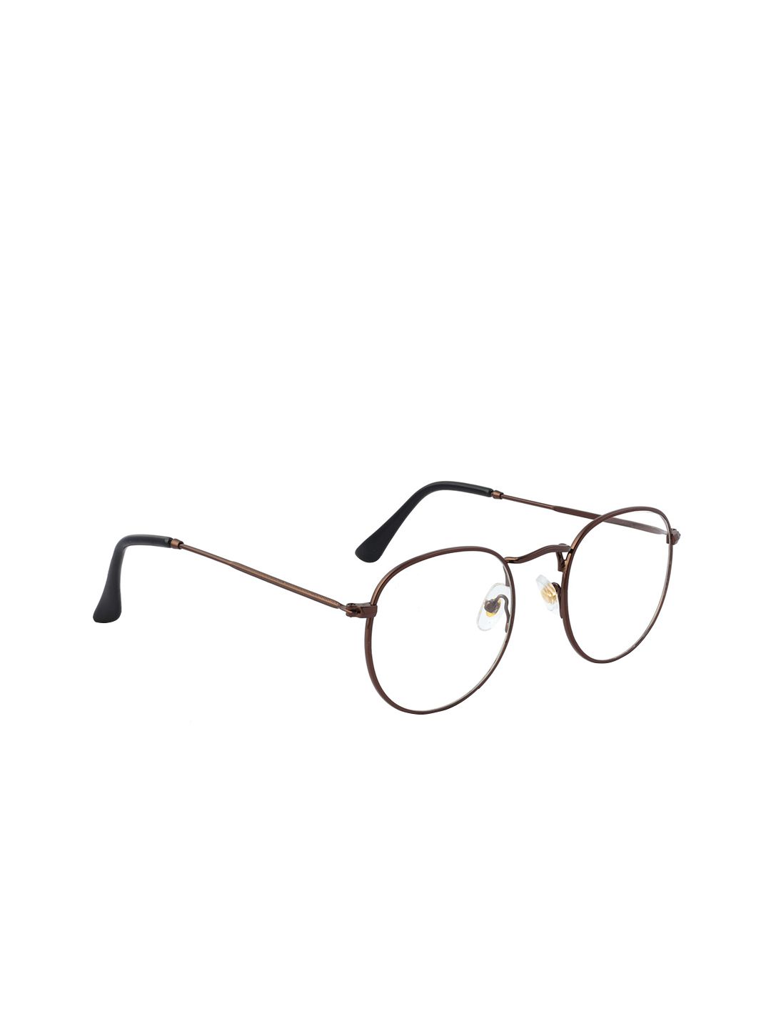 ROYAL SON Unisex Brown Solid Full Rim Round Frames RS0018SF Price in India