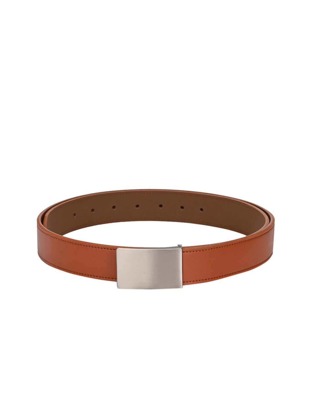 Calvadoss Women Tan Brown Solid Belt Price in India