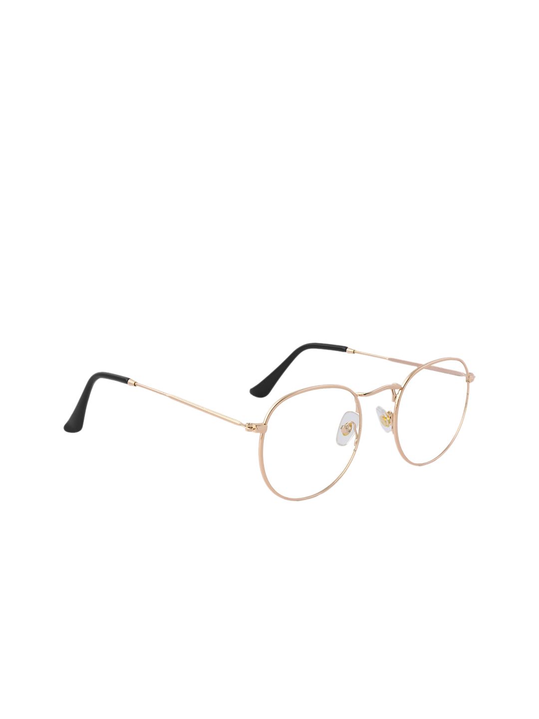 ROYAL SON Unisex Gold-Toned Solid Full Rim Round Frames RS005SF Price in India