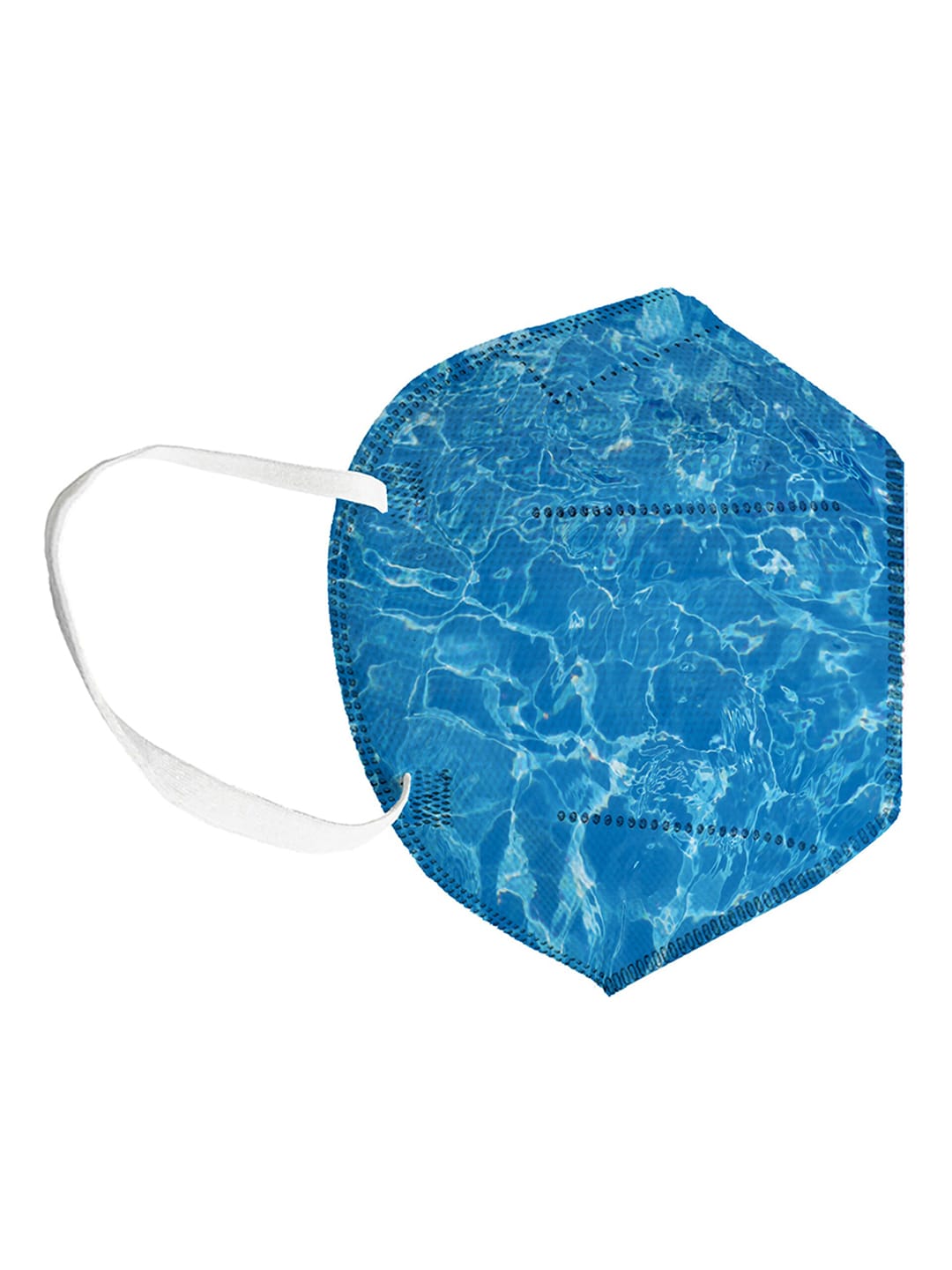 Status Unisex Blue Printed 4-Ply Anti-Pollution Reusable N95 Masks Price in India