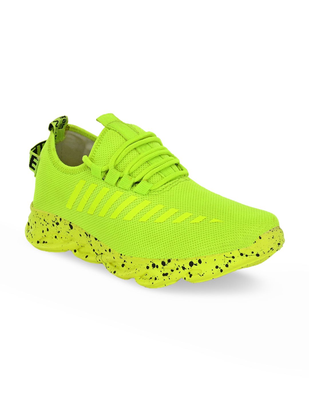 AfroJack Men Fluorescent Green Sneakers