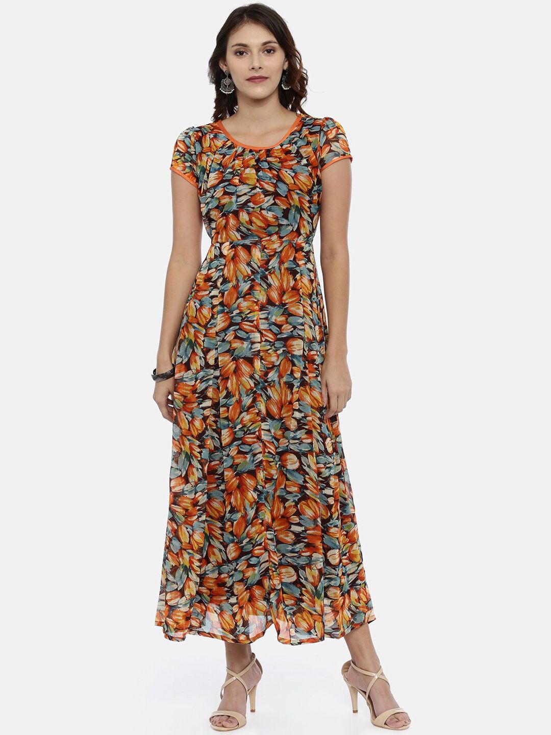 Souchii Women Assorted Printed Fit and Flare Kurta Dress Price in India