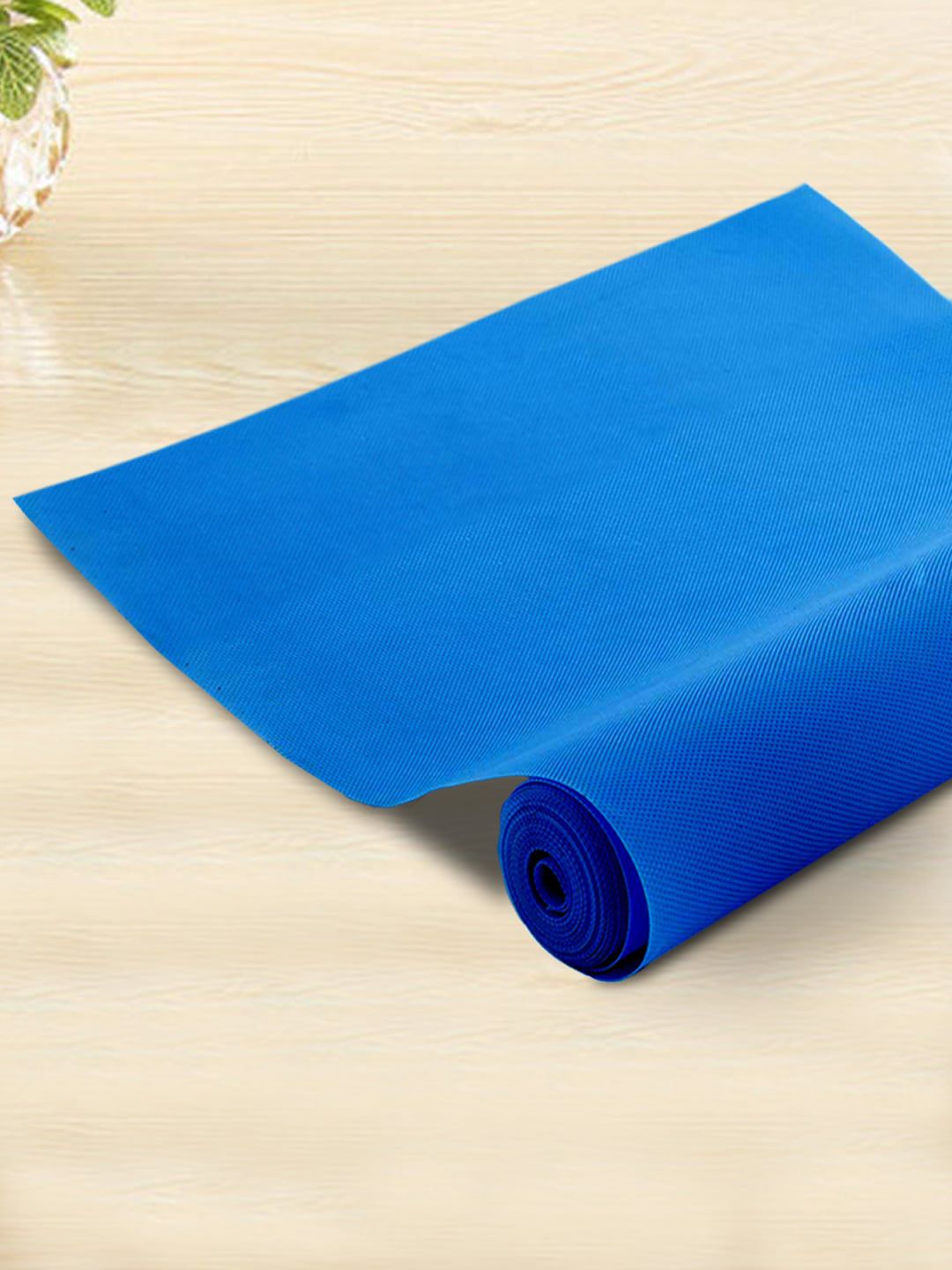 Kuber Industries Unisex Blue Textured Anti-Slip Multipurpose Mat Price in India