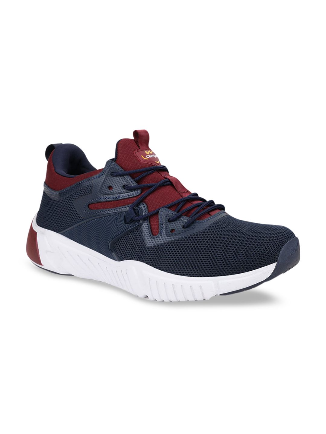 Campus Men Navy Blue Mesh Running Shoes