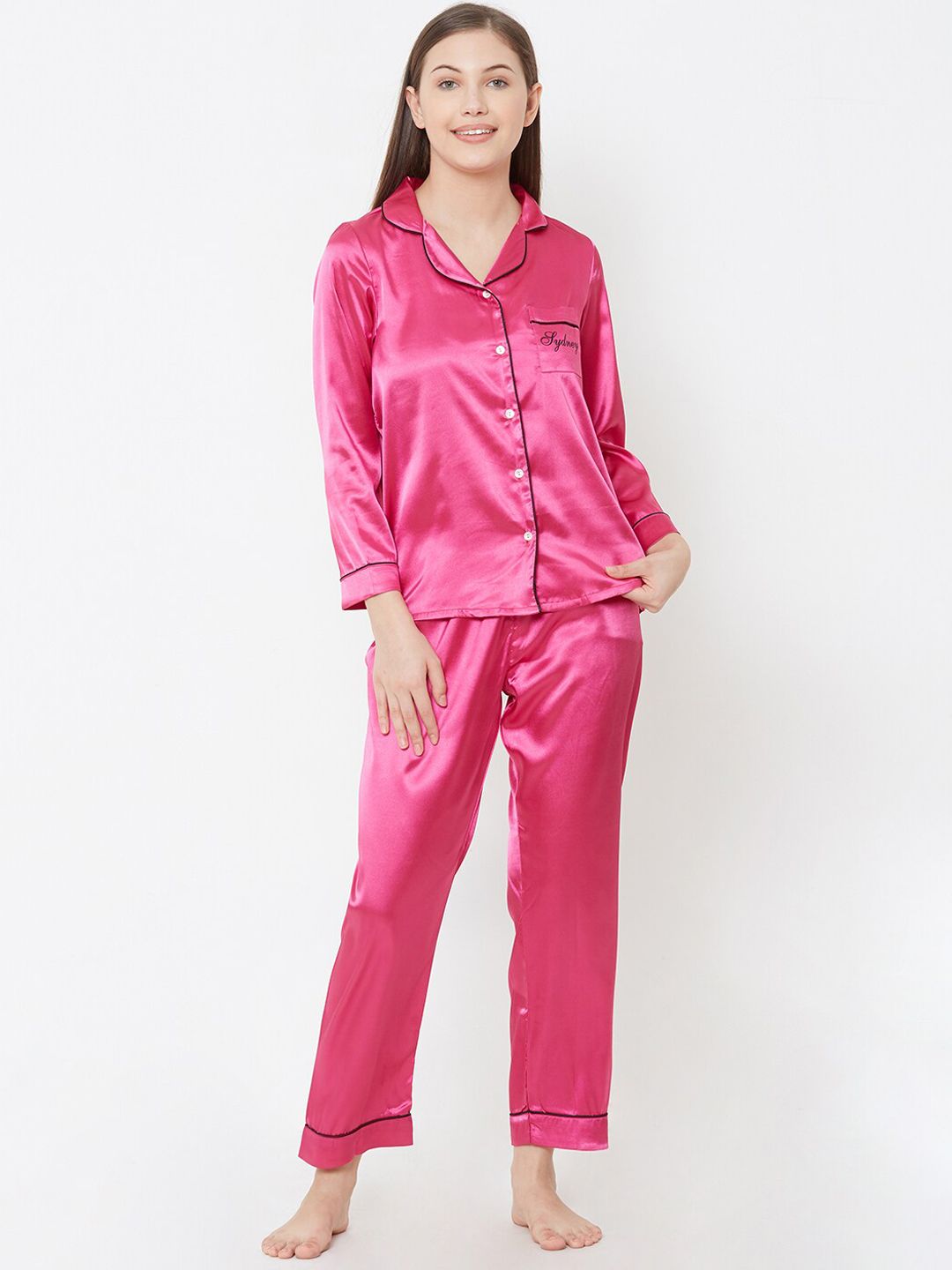 Sweet Dreams Women Pink Night suit Price in India