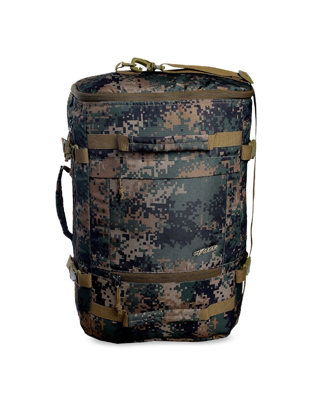 F Gear Adult Multicoloured Camouflage Digital Print Backpack Price in India