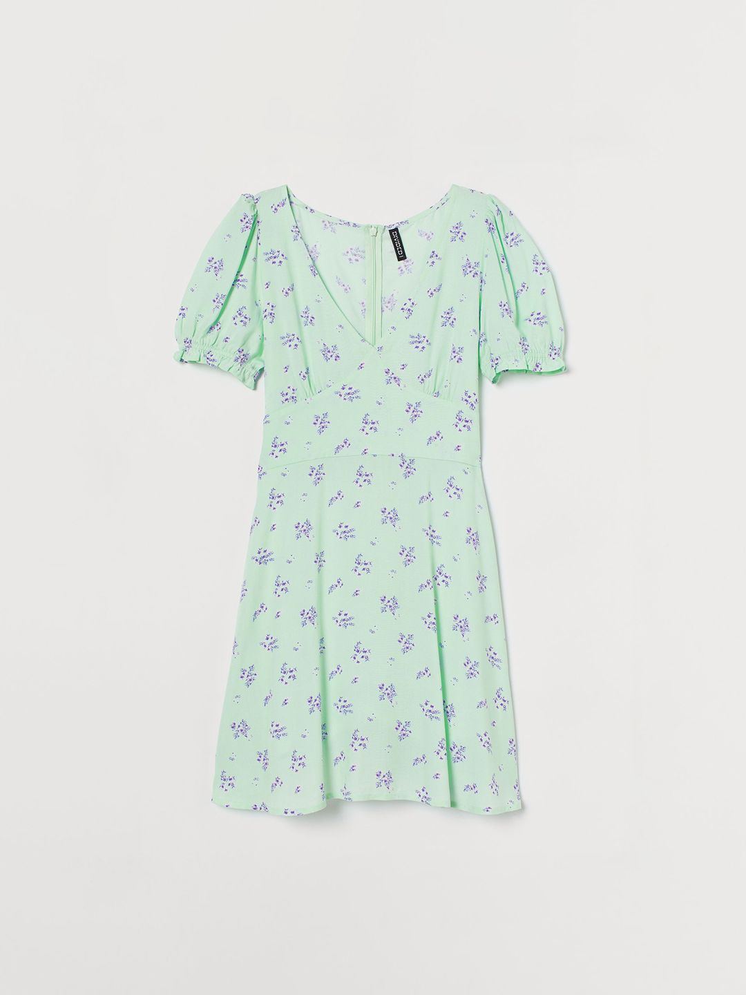 mint green dress h&m Women's Mint green Gathered satin dress