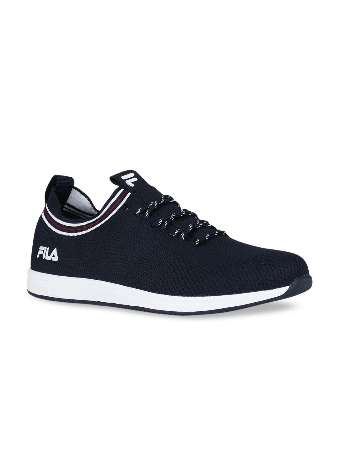 FILA Men Navy Blue Solid Sneakers