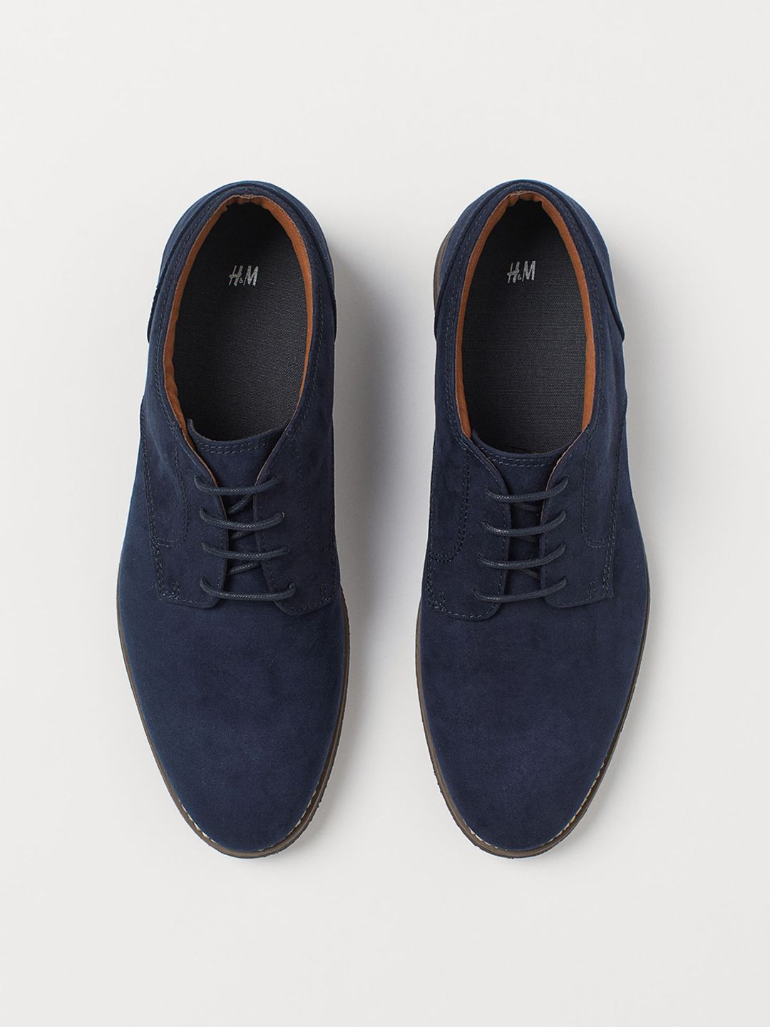 H&M Men Navy Blue Derby shoes