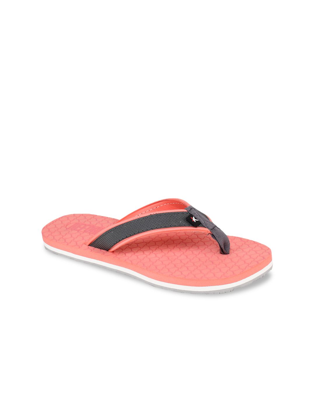 REFOAM Women Pink & Black Solid Slip-On Price in India