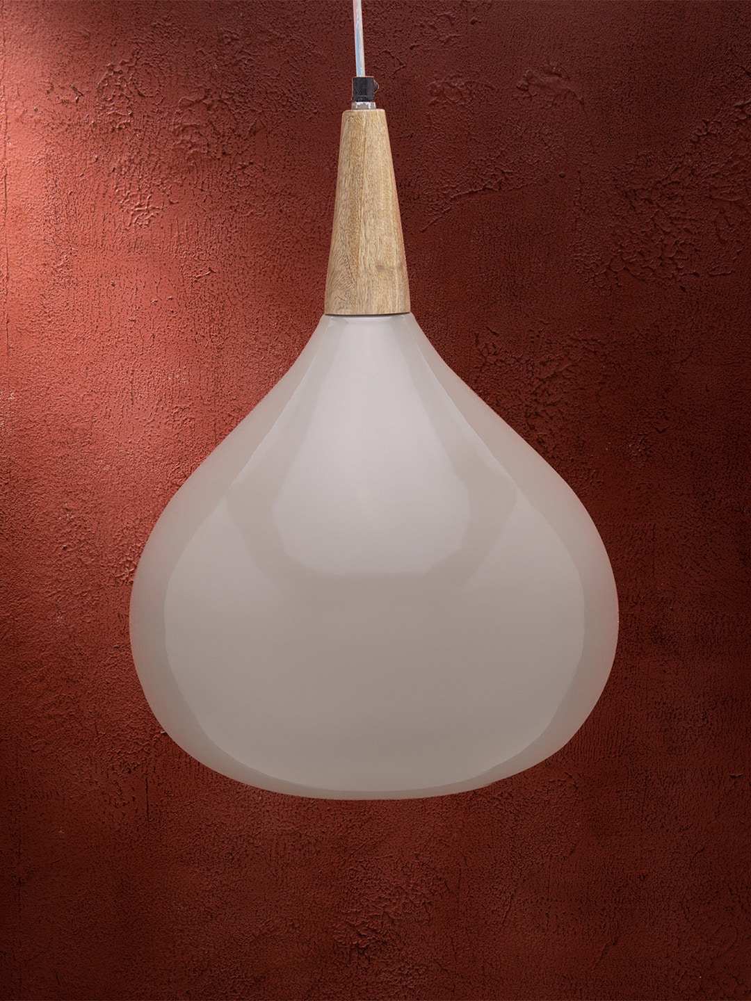 ellementry Grey Solid Spherical Hanging Light Price in India