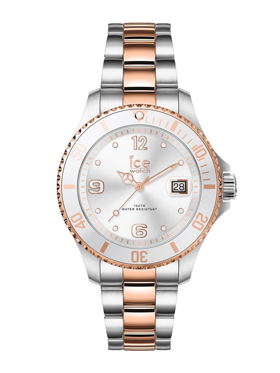 Ice Women Silver & Rose Gold Analogue Watch 17322 Price in India