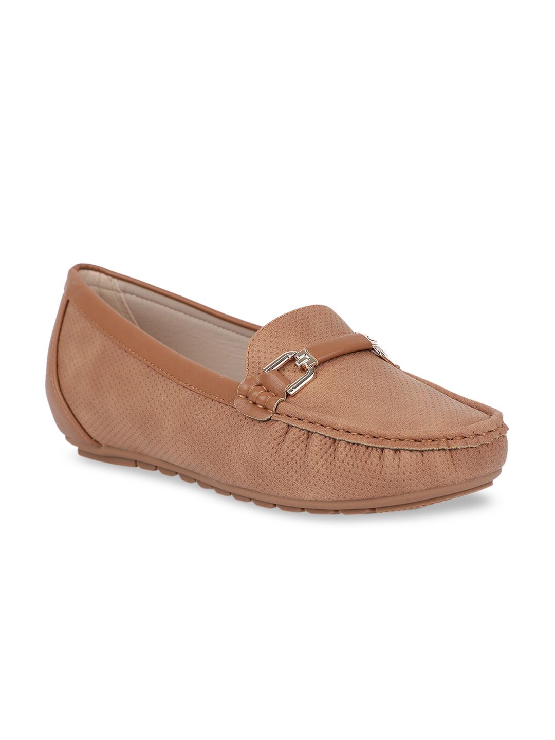 Bata Women Tan Brown Loafers Price in India