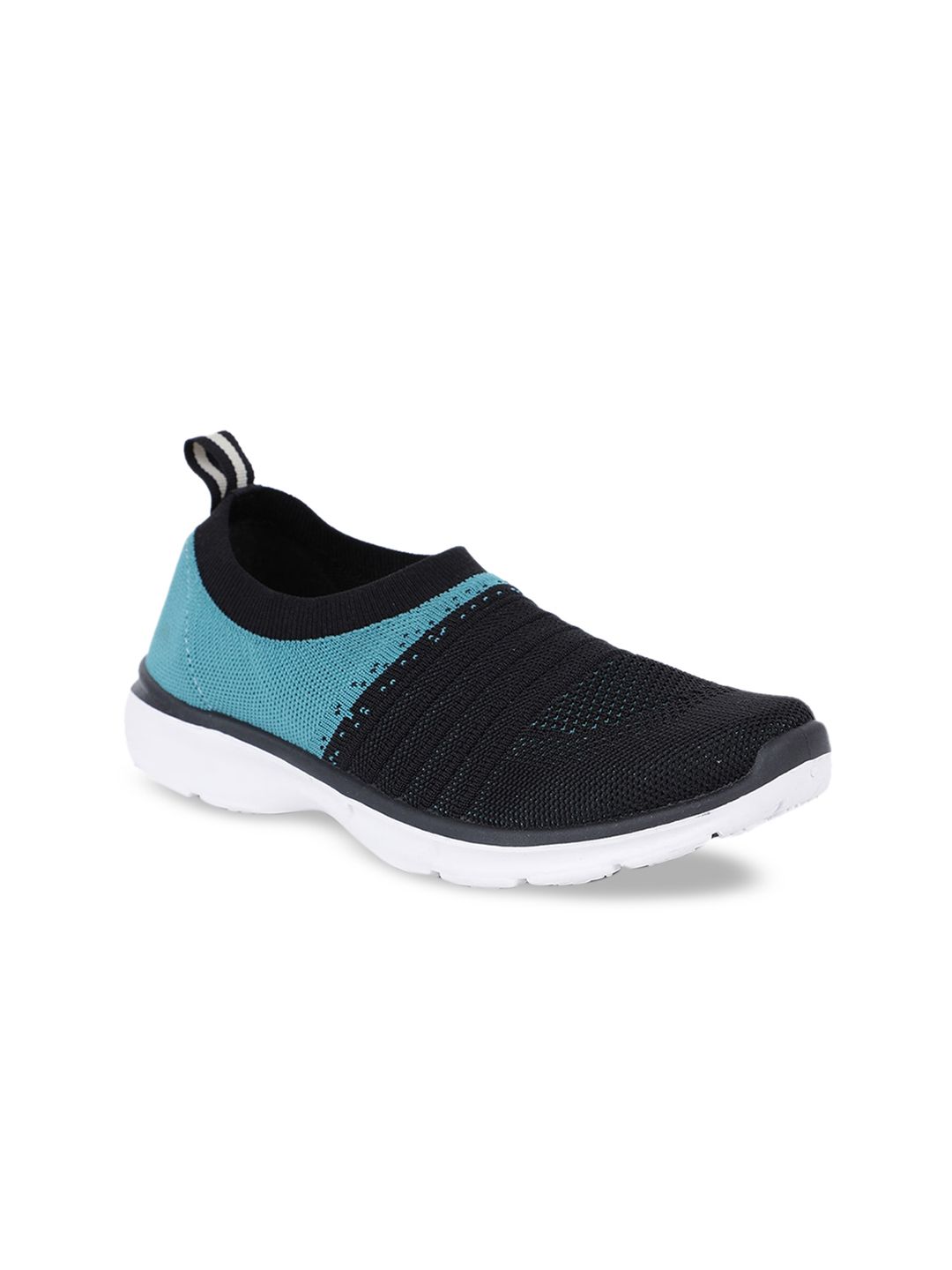 Bata Women Black Slip-On Sneakers Price in India