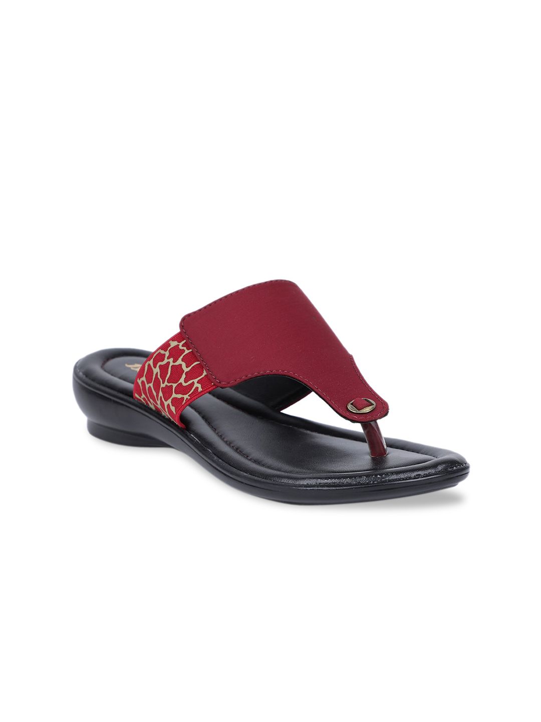 Bata Women Red Open Toe Flats Price in India