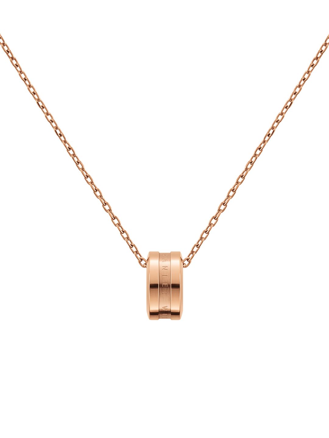 Daniel Wellington Rose Gold-Plated Stainless Steel Necklace Price in India