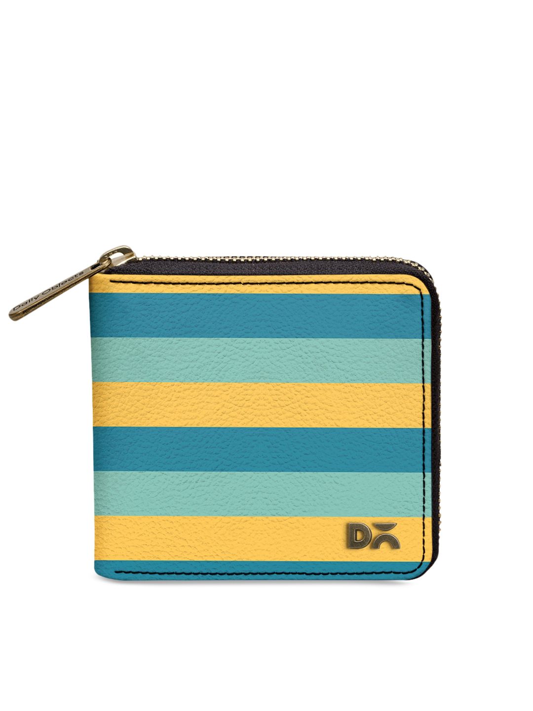 DailyObjects Women Blue & Green Printed Zip Around Wallet Price in India