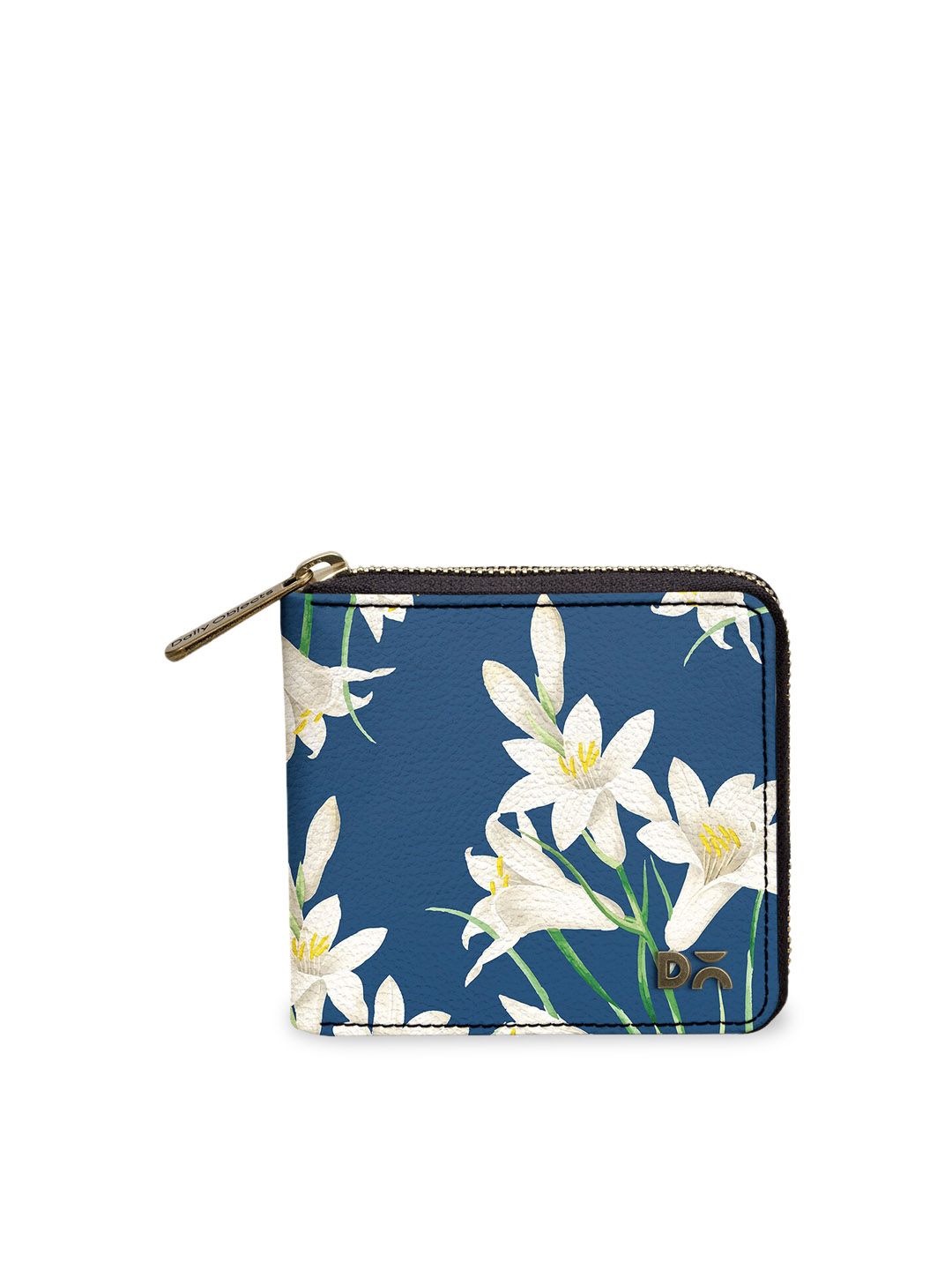 DailyObjects Women Multicoloured Floral Print Zip Around Wallet Price in India