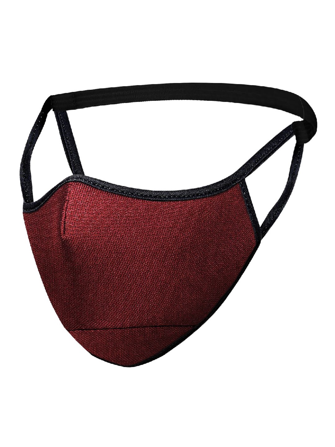Impulse Unisex Maroon Solid 5-Ply Reusable Cloth Masks Price in India