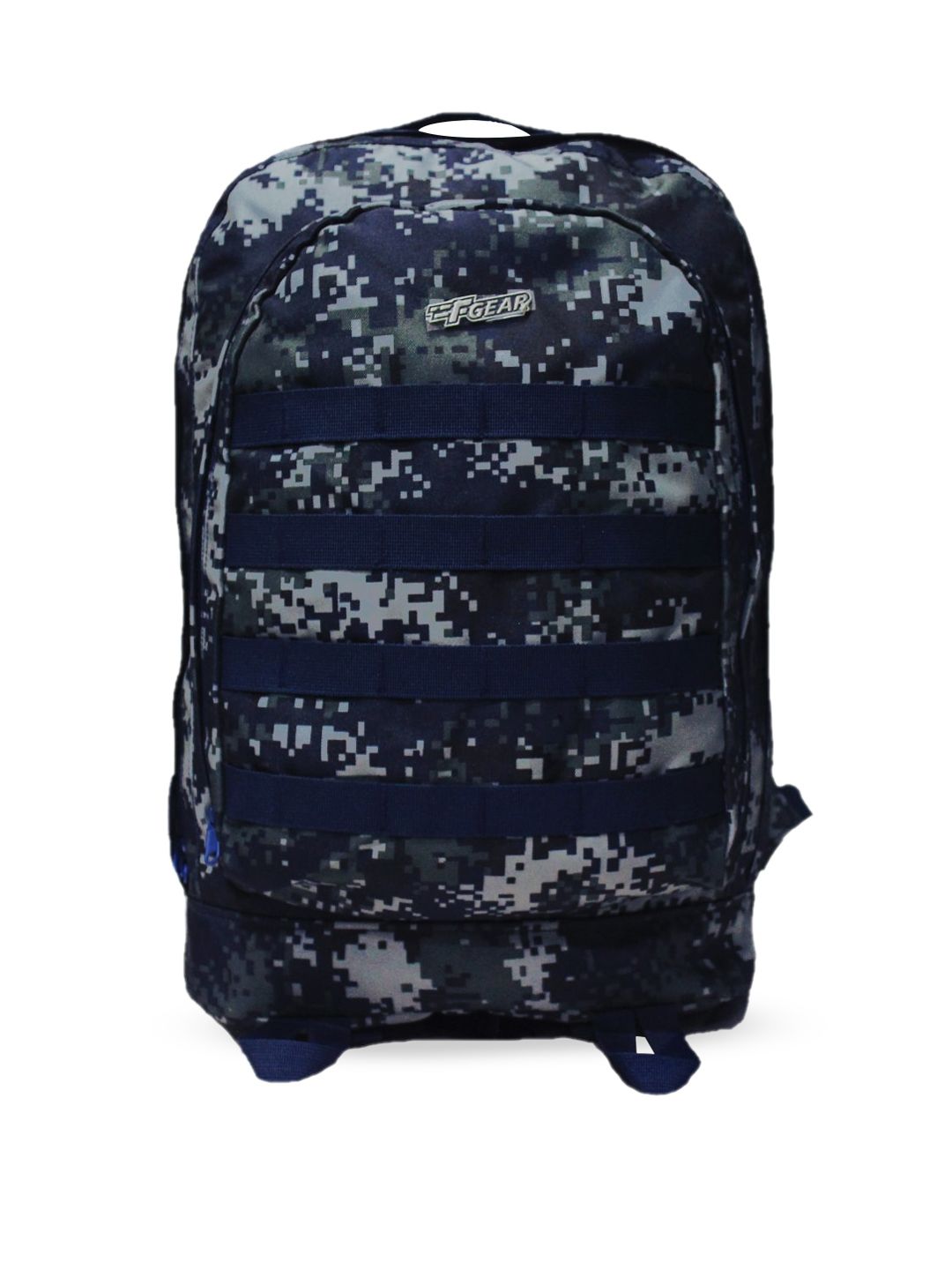 F Gear Unisex Navy Blue Camouflage Backpack Price in India
