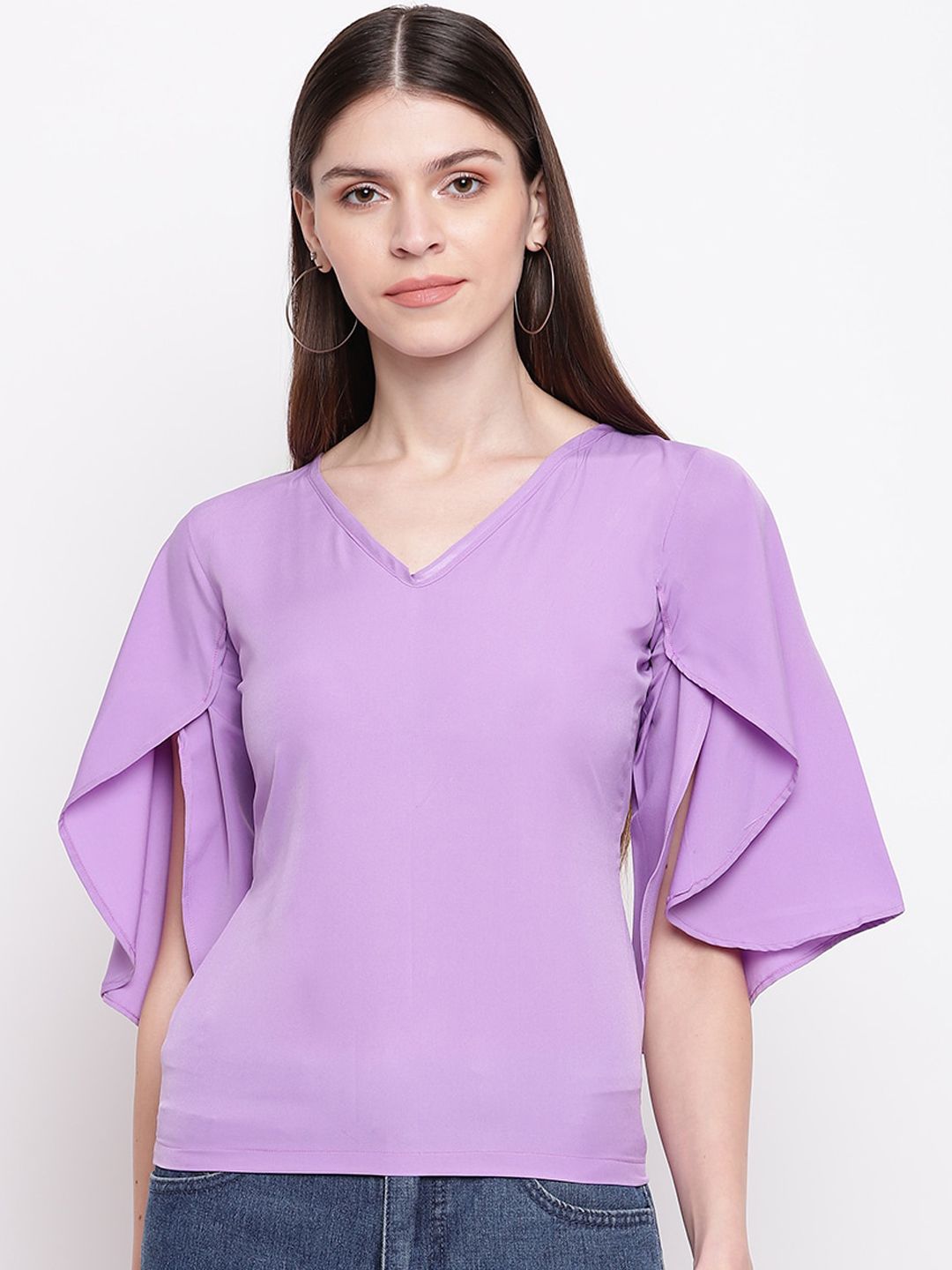 Capybara Women Lavender Solid Top