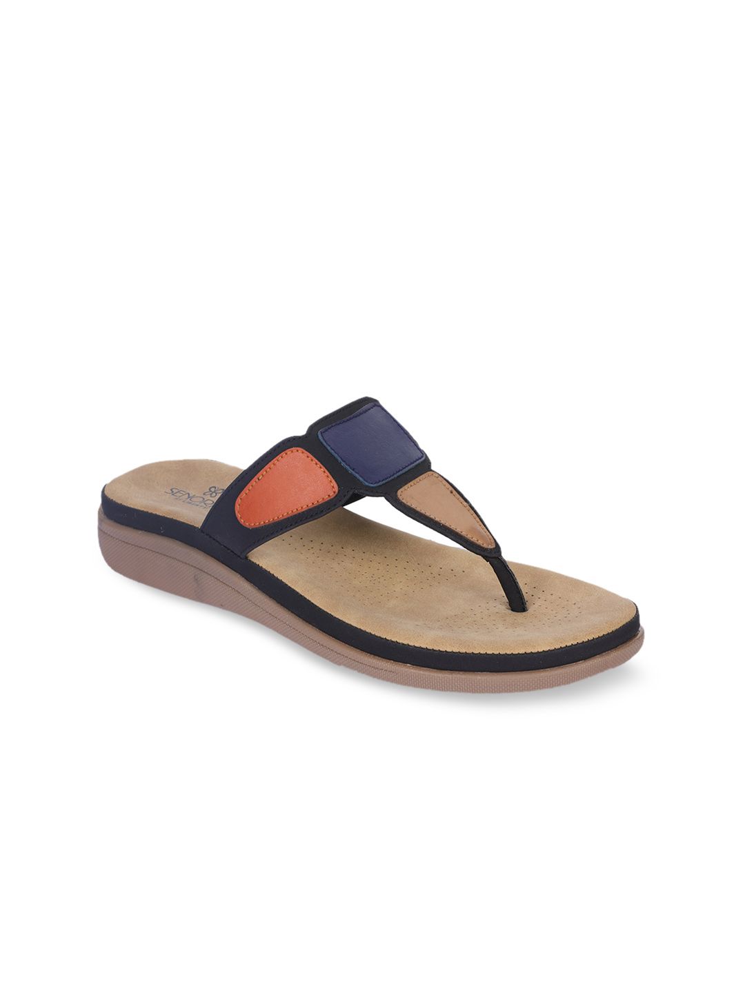 Liberty Women Blue Solid Thong Flip-Flops Price in India