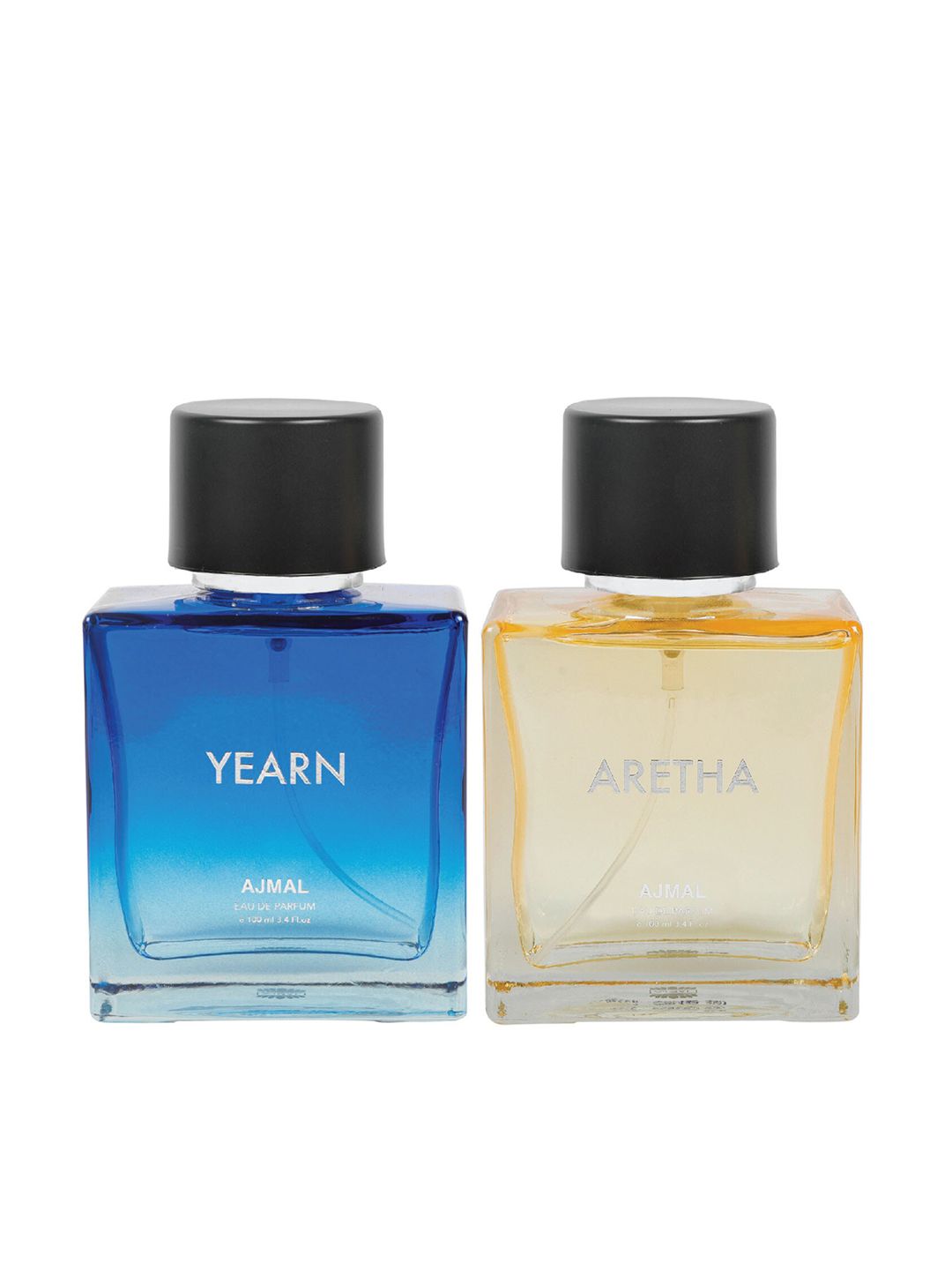 Ajmal Unisex Set of 2 Yearn EDP & Aretha EDP Perfume Scent for skin 100ML each Price in India