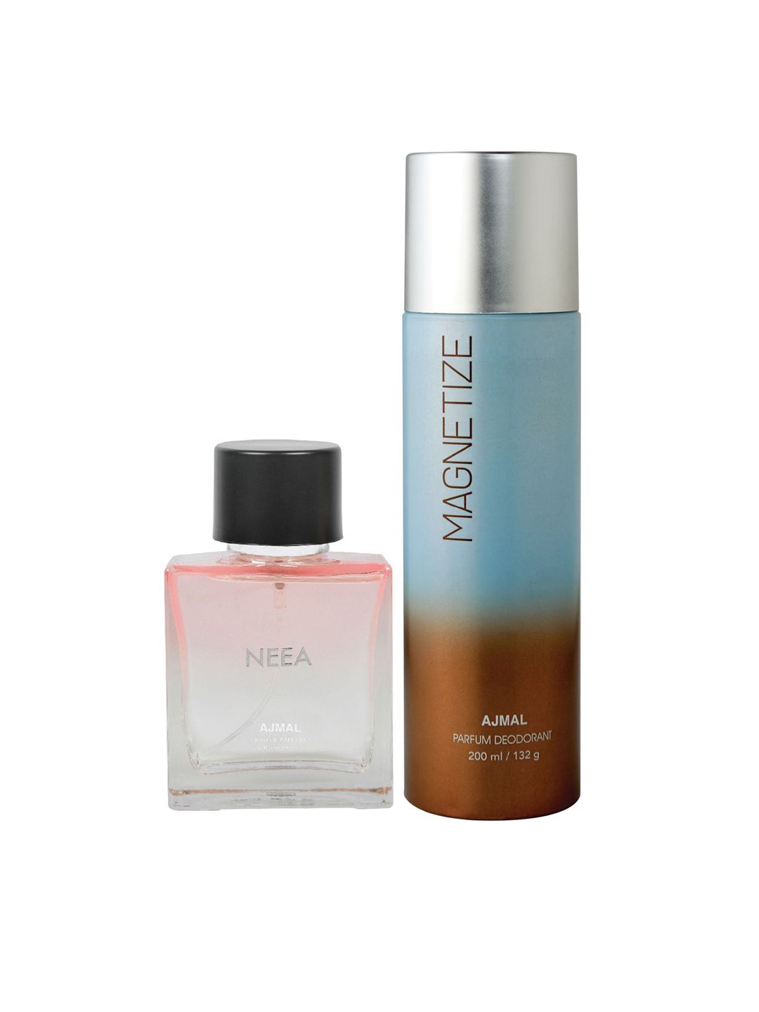 Ajmal Unisex Set of 2 Neea EDP 100ml & Magnetize Deodorant 200ml Price in India