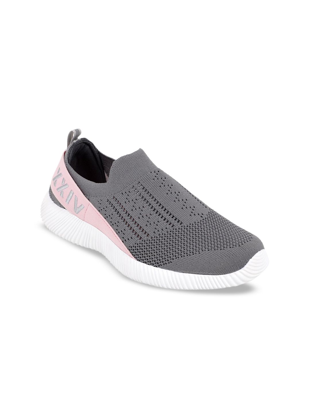 KazarMax Women Grey Mesh Training or Gym Shoes Price in India