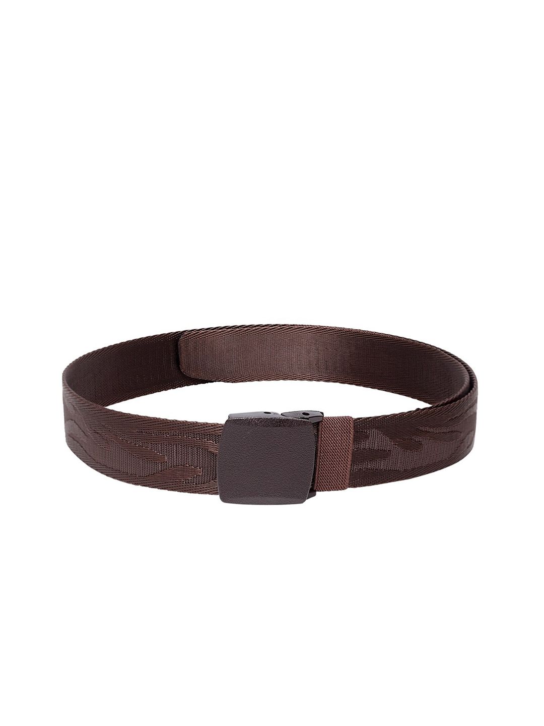 Apsis Unisex Brown Textured Belt Price in India