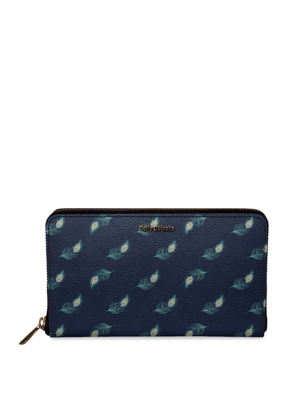 DailyObjects Women Blue Printed Zip Around Wallet Price in India
