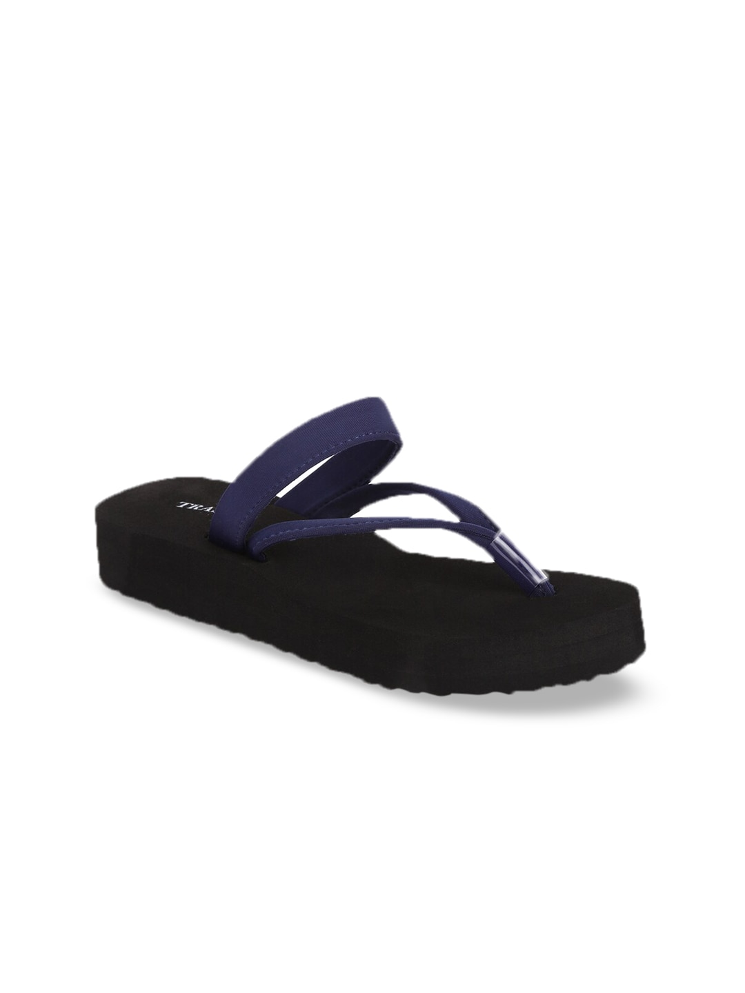 TRASE Women Blue Solid Slip-On Price in India