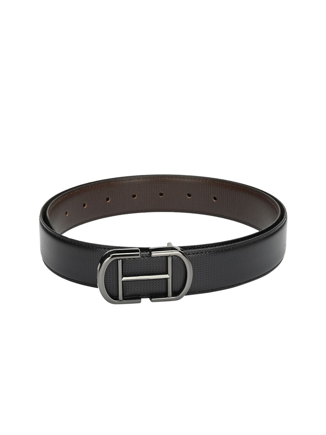 Calvadoss Women Black Textured Belt Price in India