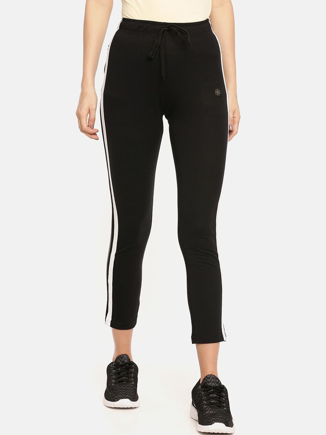 Dollar Missy Women Black Solid Track Pants Price in India