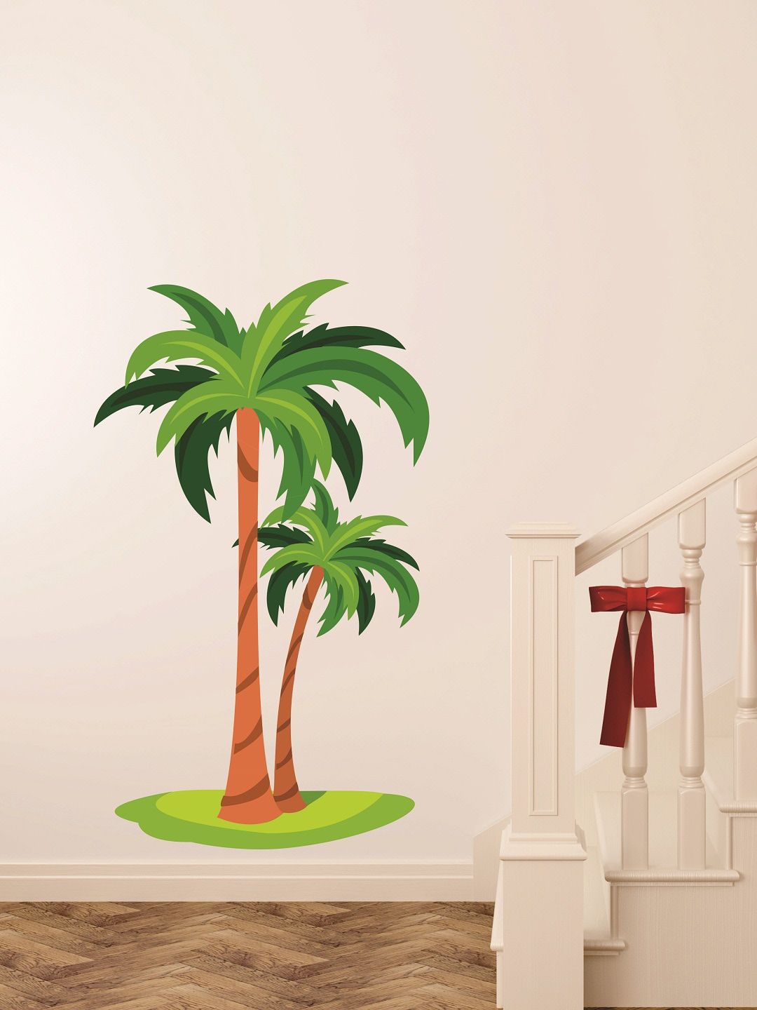 WALLSTICK Green & Brown Tree Large Vinyl Wall Sticker Price in India