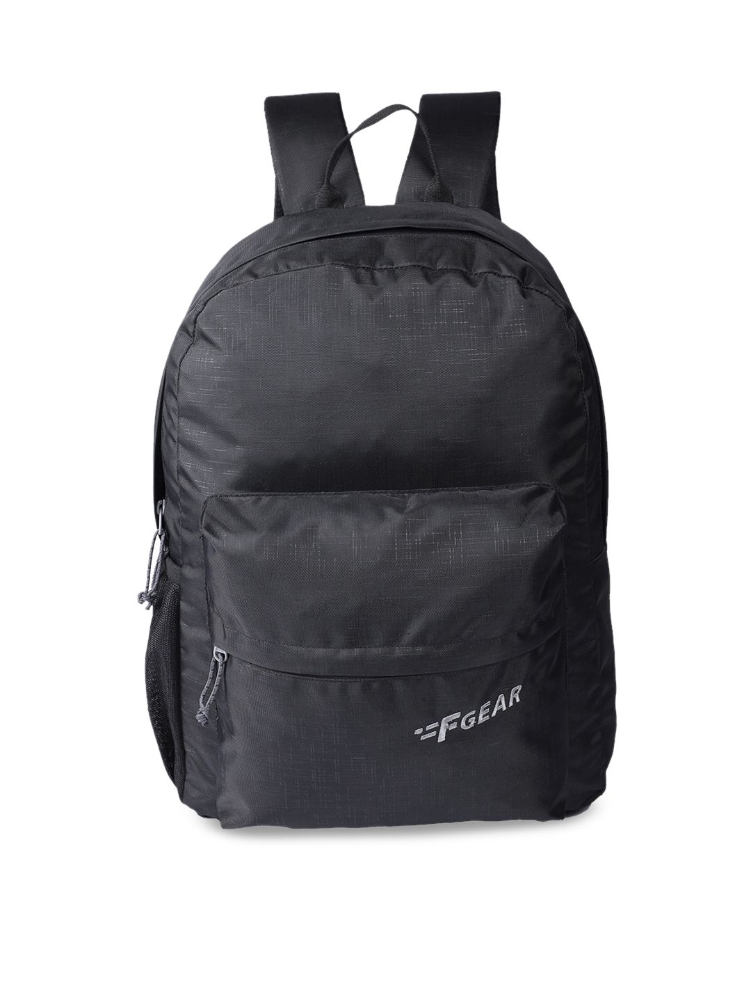 F Gear Unisex Black Solid Backpack Price in India