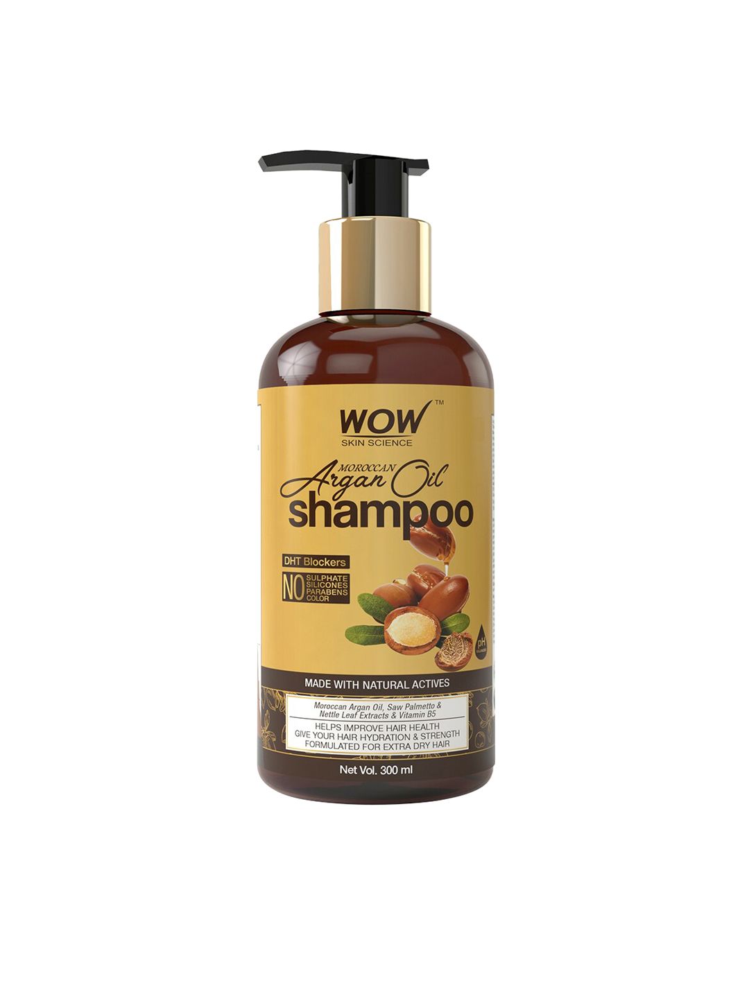 WOW SKIN SCIENCE Moroccan Argan Oil Shampoo - 300 ml Price in India