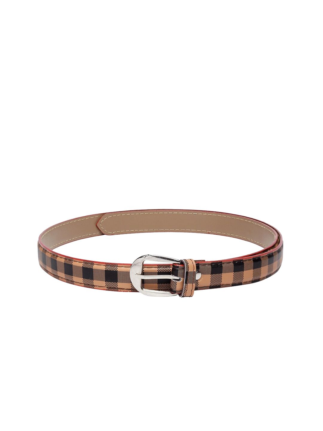 Apsis Women Brown & Black Checked Belt Price in India