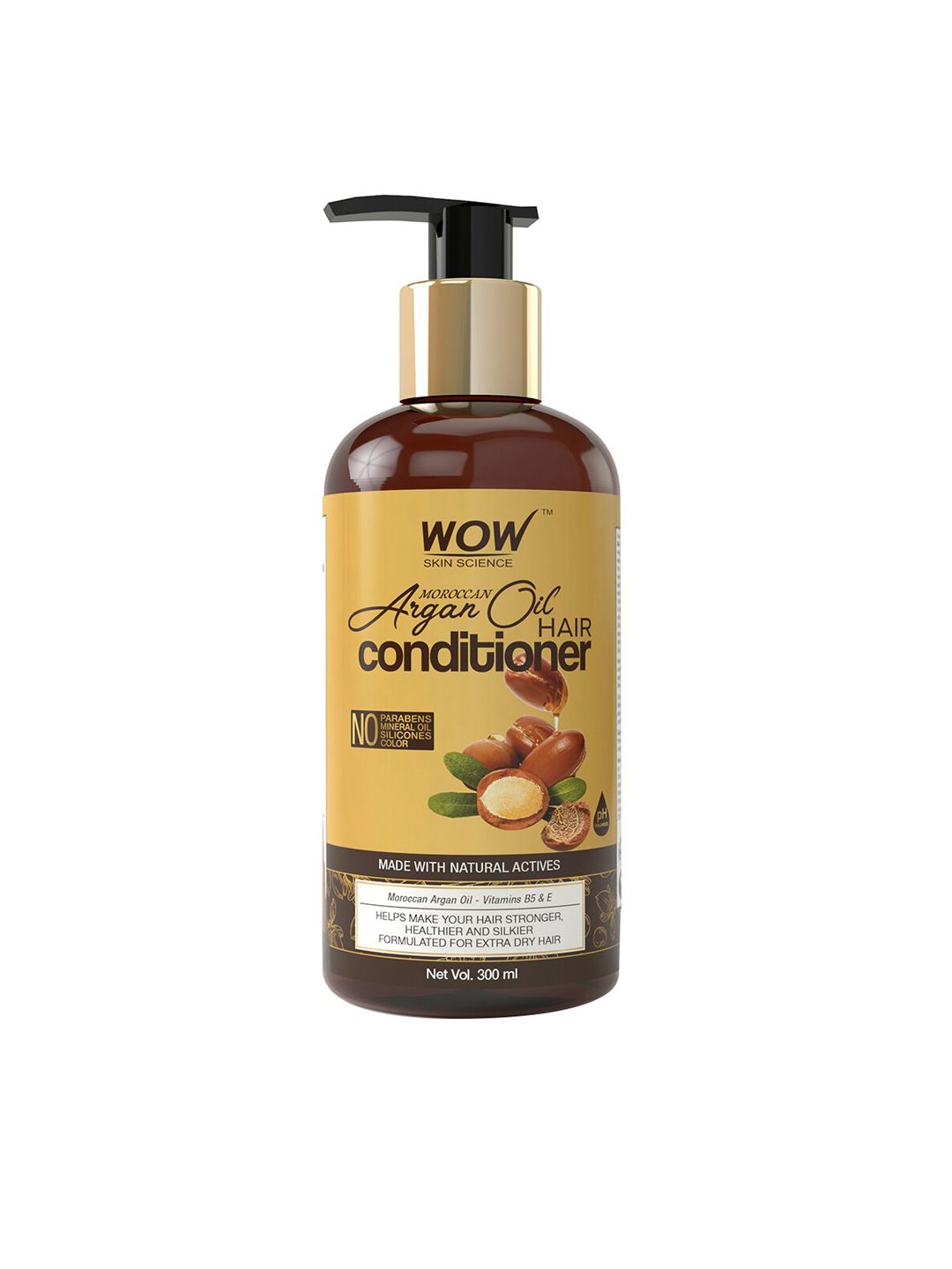 WOW Skin Science Moroccan Argan Oil Conditioner with Vitamin B5 300 ml Price in India