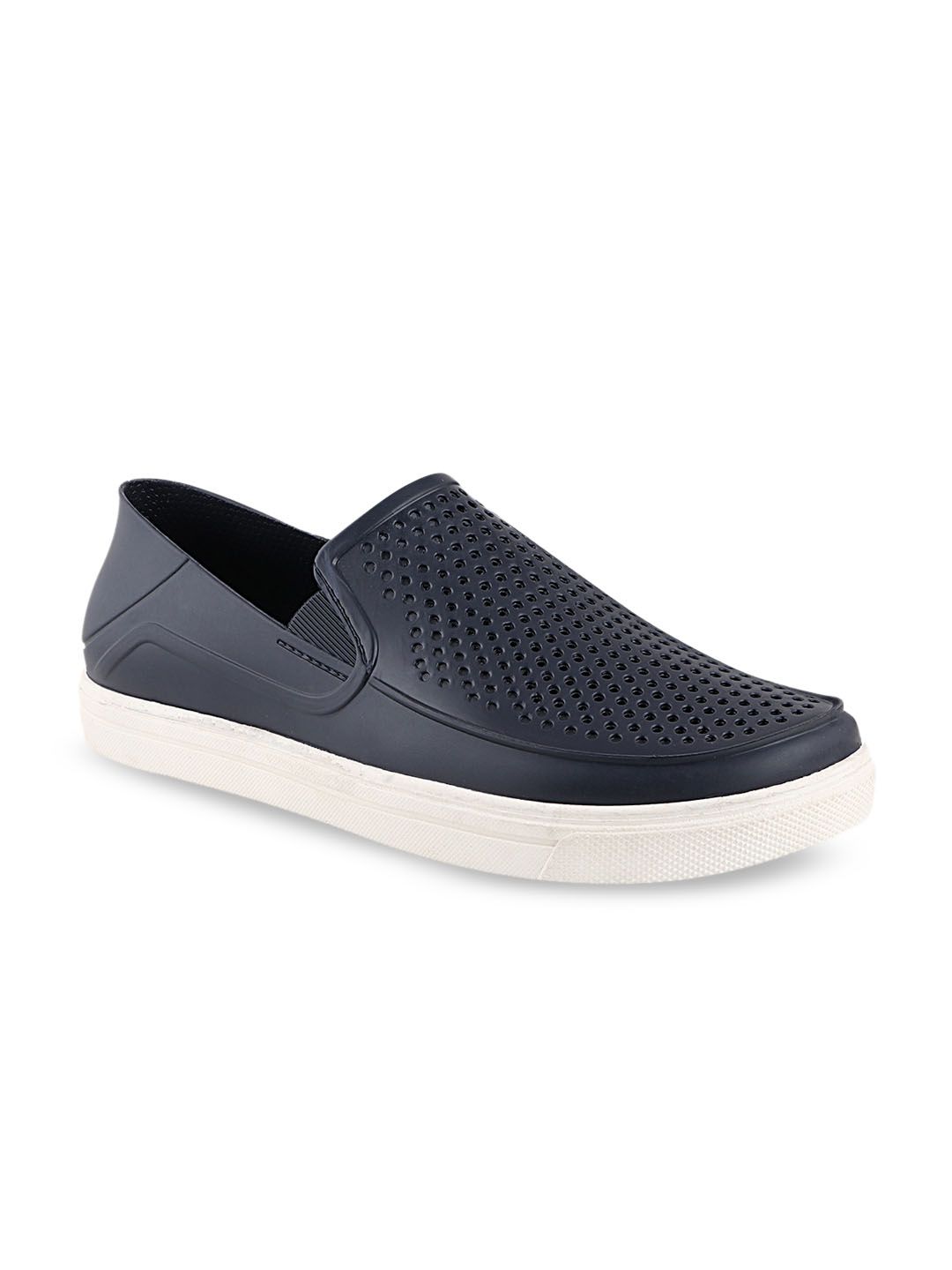 Histeria Men Navy Blue Slip-On Sneakers