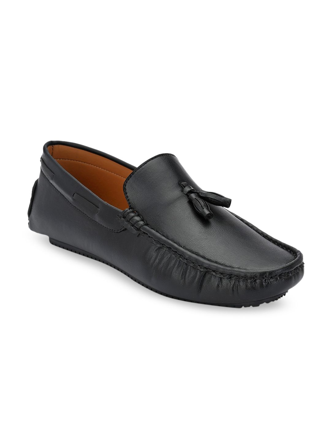 Provogue Men Black Solid Formal Loafers