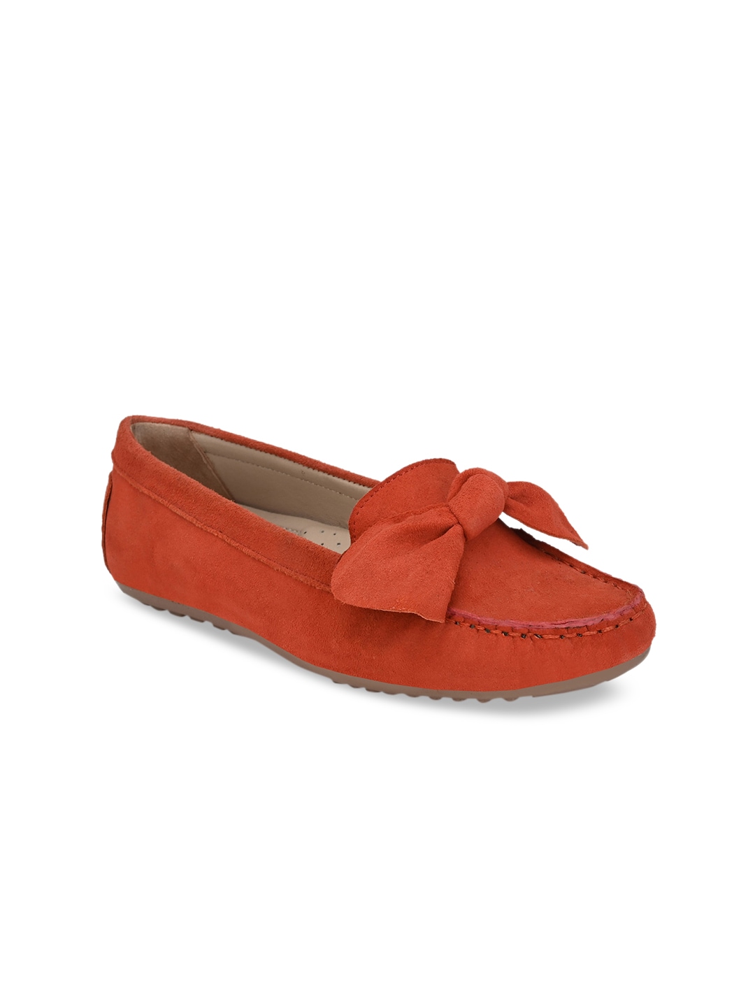 CARLO ROMANO Women Orange Loafers Price in India