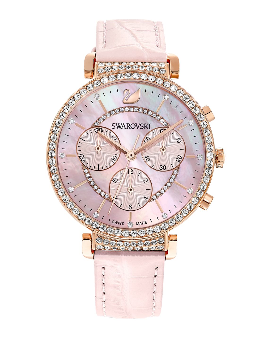 SWAROVSKI Women White Analogue Watch 5580352 Price in India