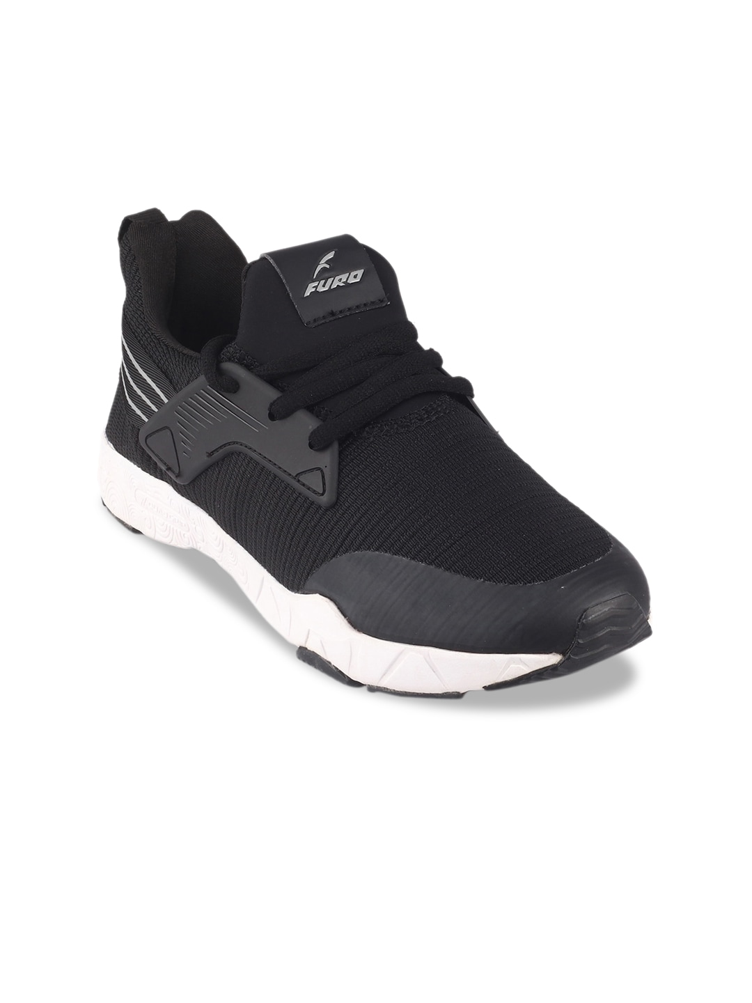 FURO by Red Chief Women Black & White Running Shoes Price in India