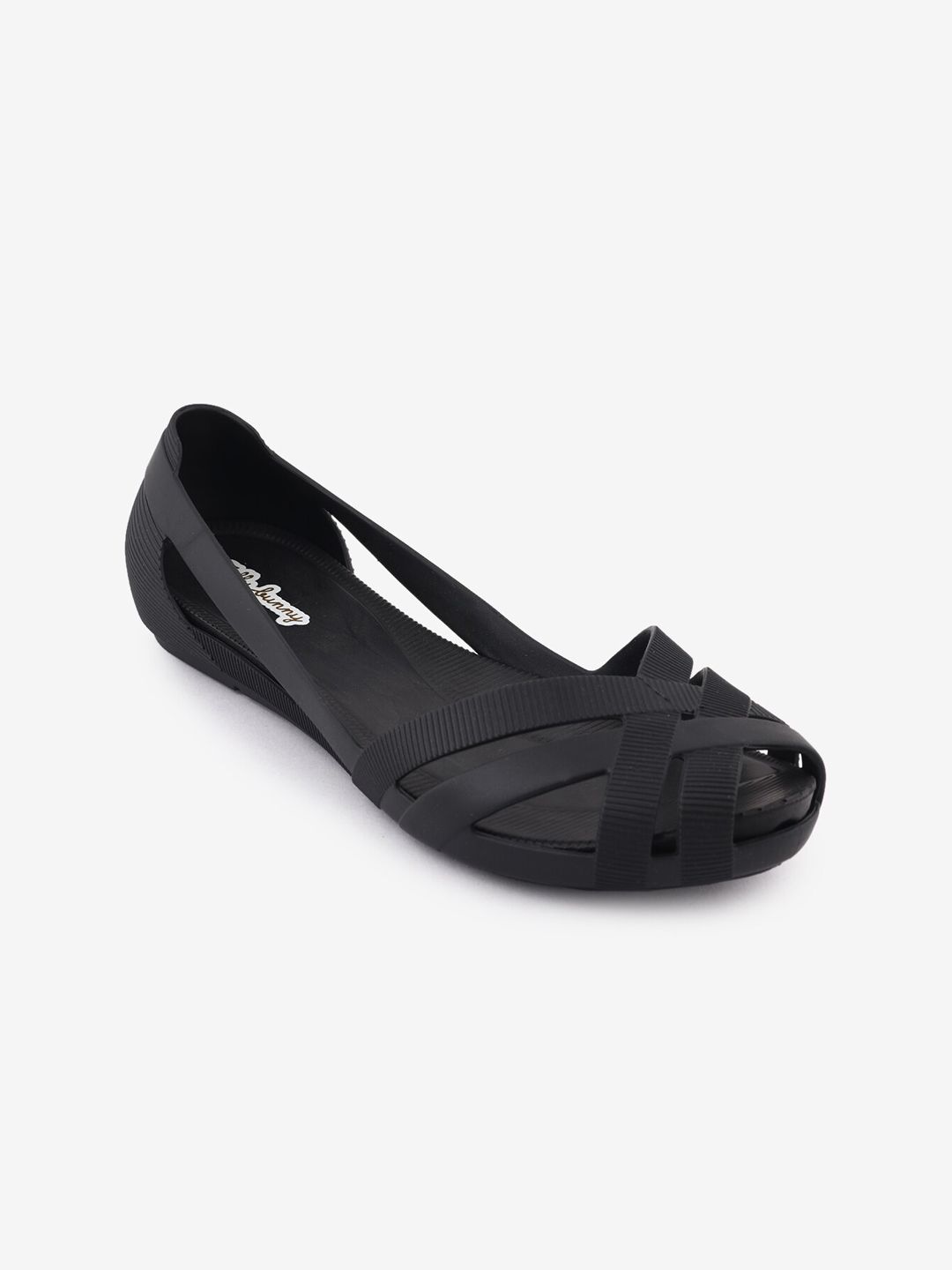 Jelly Bunny Women Black Solid Ballerinas