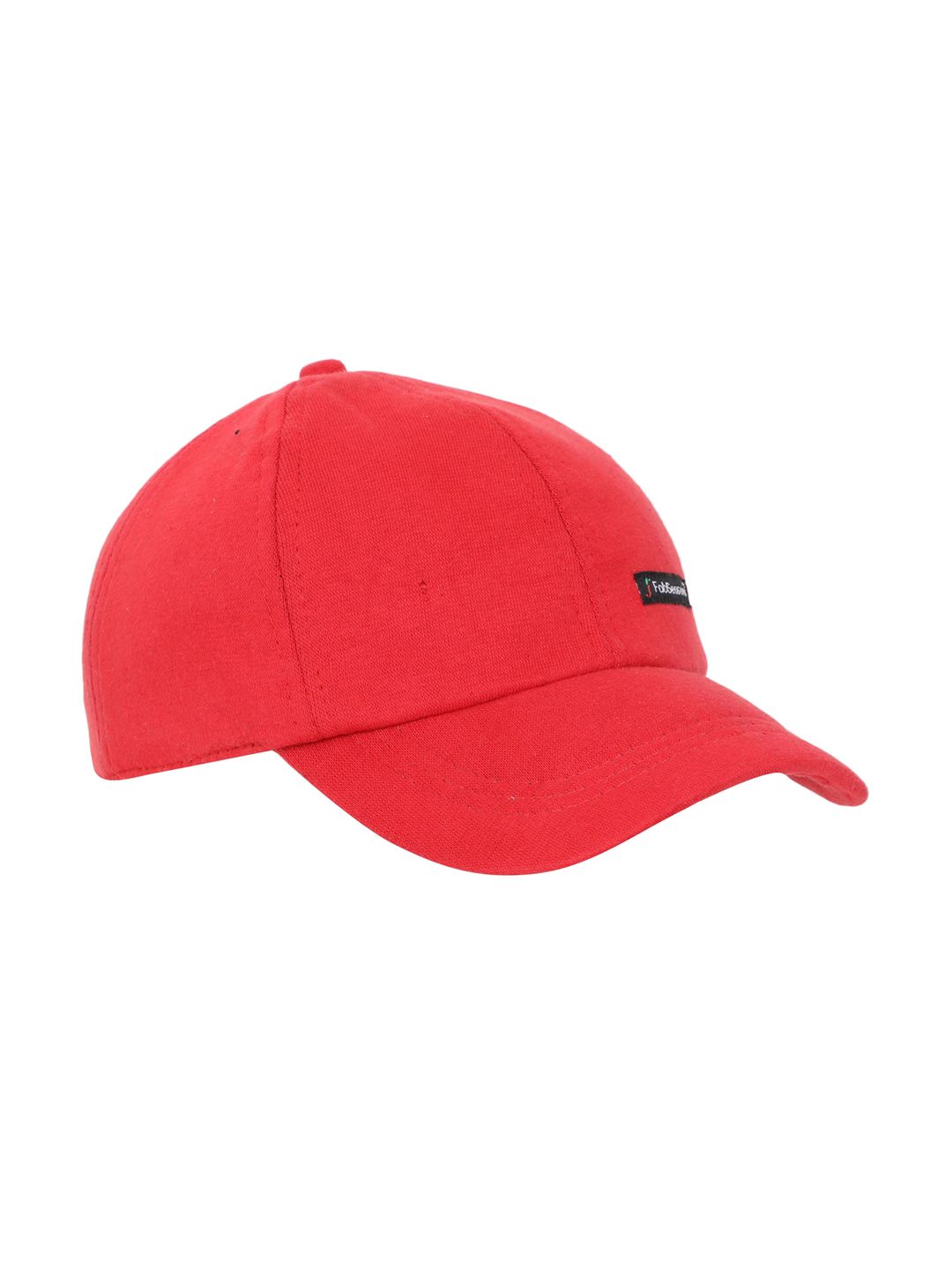 FabSeasons Unisex Red Solid Baseball Cap Price in India