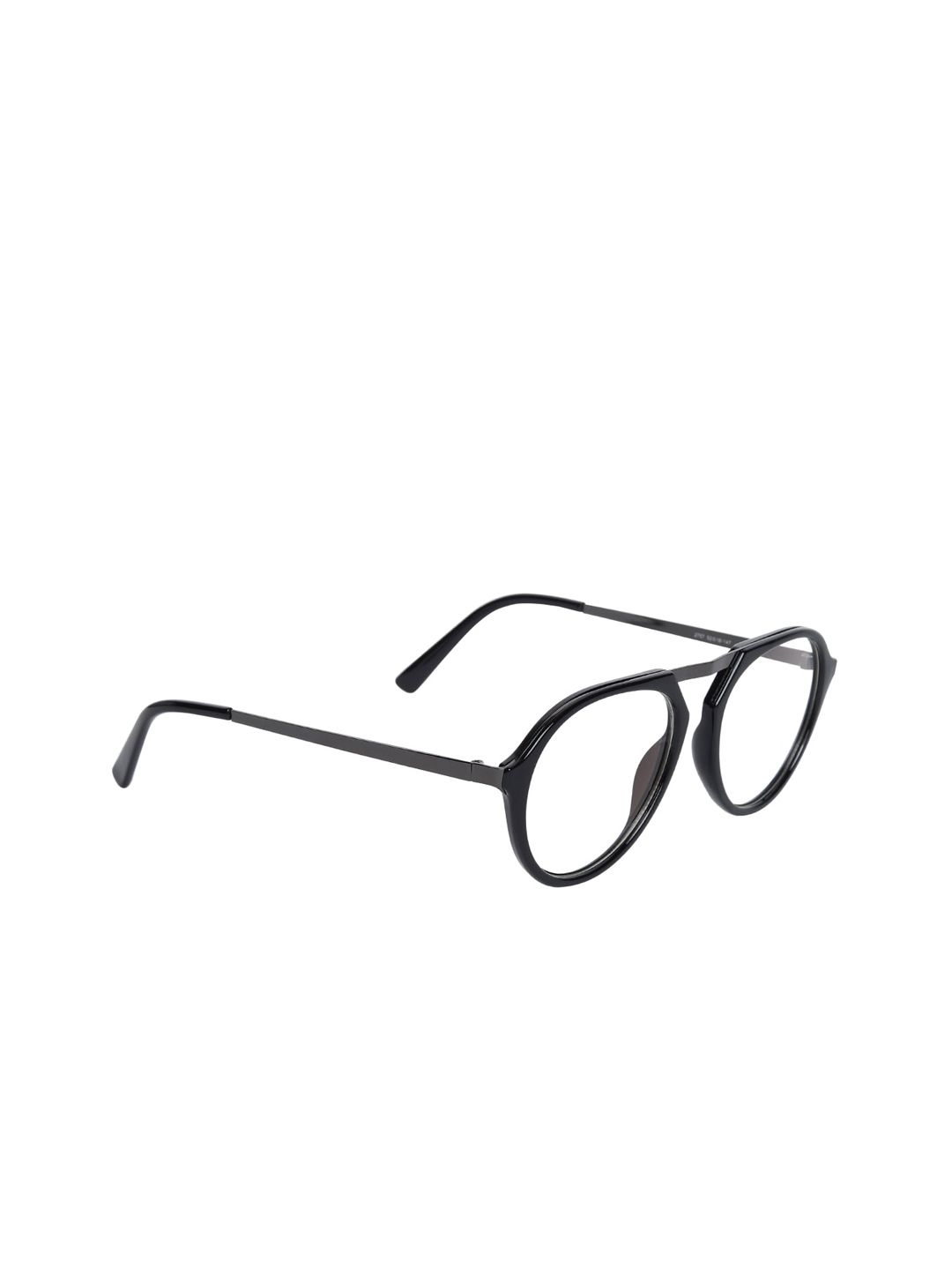 Peter Jones Eyewear Unisex Solid Anti Glare Lens Full Rim Optical Round Frames 2707B Price in India