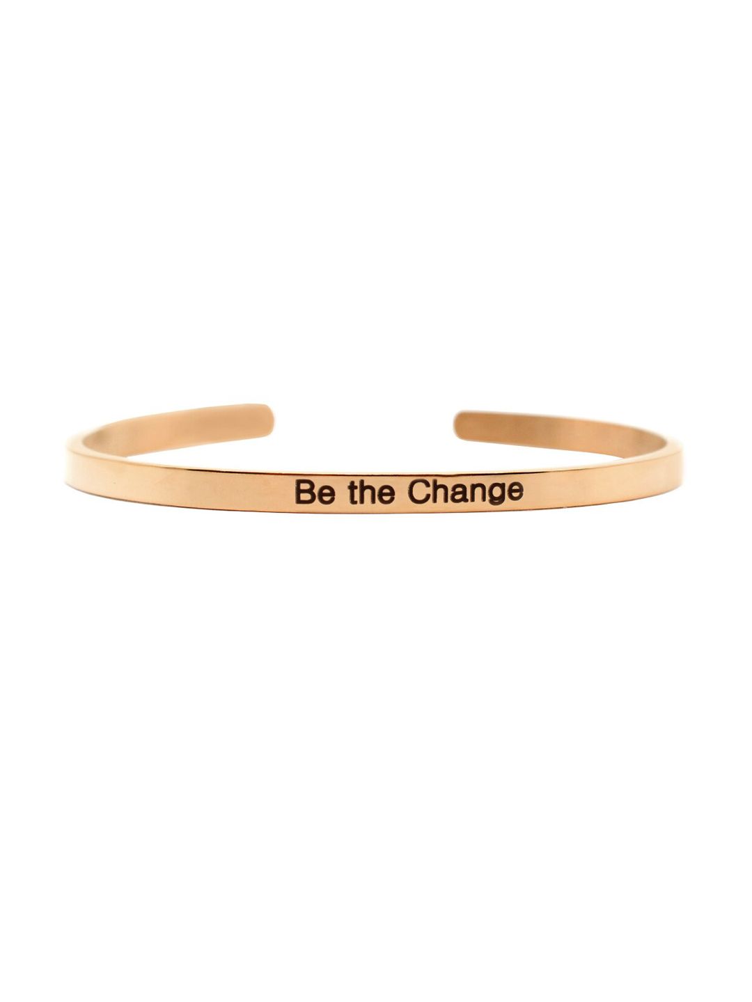 JOKER & WITCH Rose Gold-Plated Be The Change Cuff Bracelet Price in India